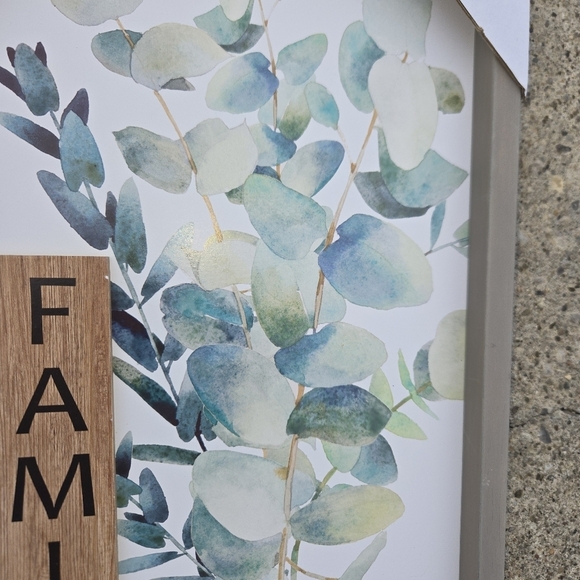 Wall Art Framed Set Of 4. Family, Cherish, Faith, Dream With Floral Acc… - Picture 9 of 9